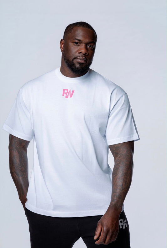 RJCT WKNSS - White / Pink 'Ferocious' Tee