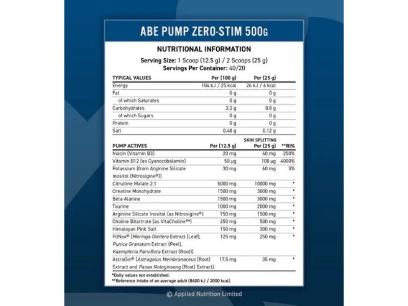 Applied Nutrition ABE Pump