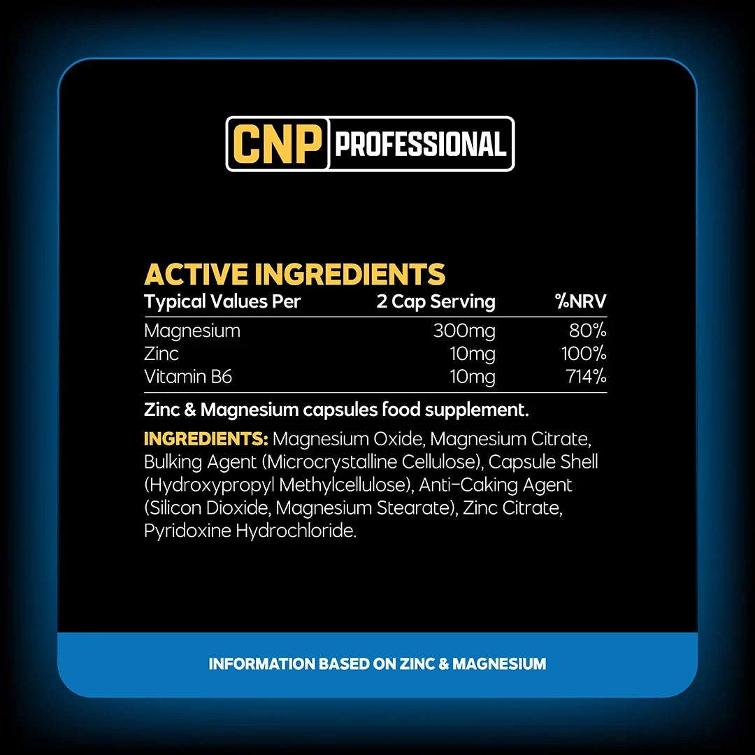 CNP Professional Zinc & Magnesium – 30 Servings