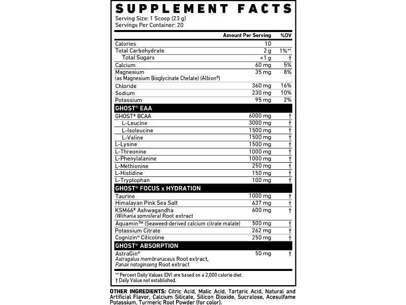 Ghost Intra (EAA & Hydration)