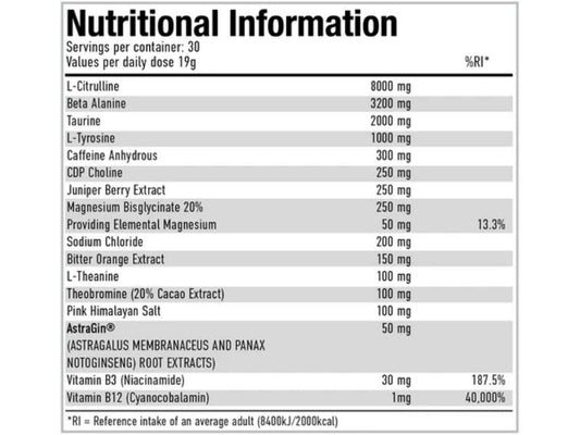 Per4m Pre Workout (5 Servings)