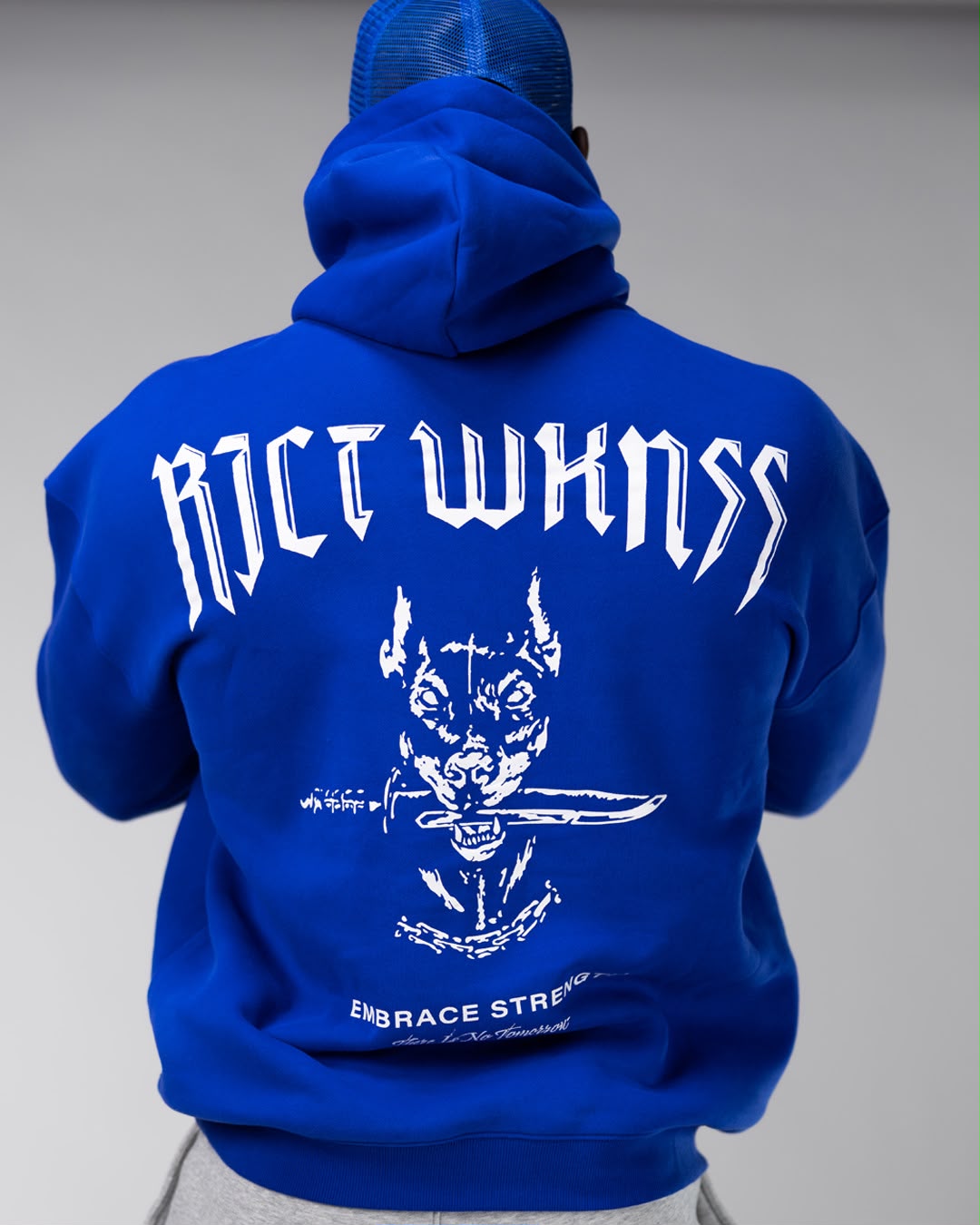RJCT WKNSS - Blue 'Ferocious' Hoodie