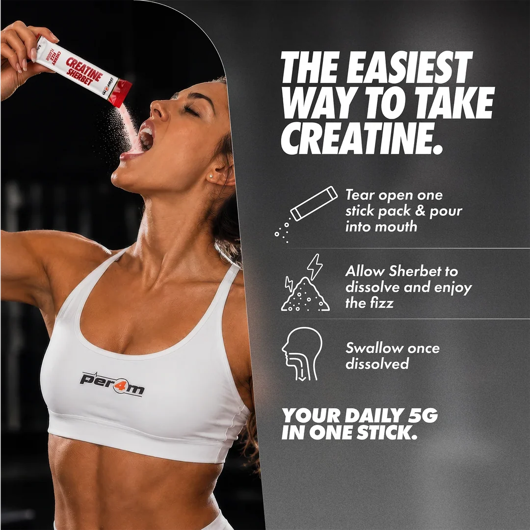 Per4m Creatine Sherbet Stick Packs