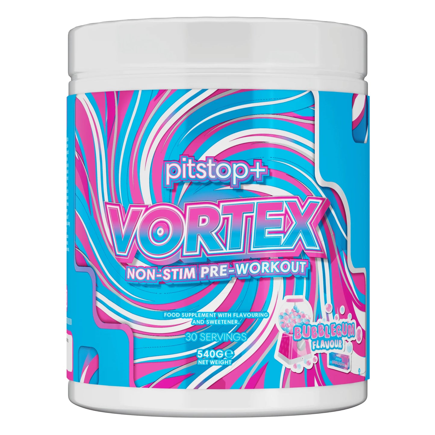 Pitstop+ Vortex non-stim pre-workout 30 servings