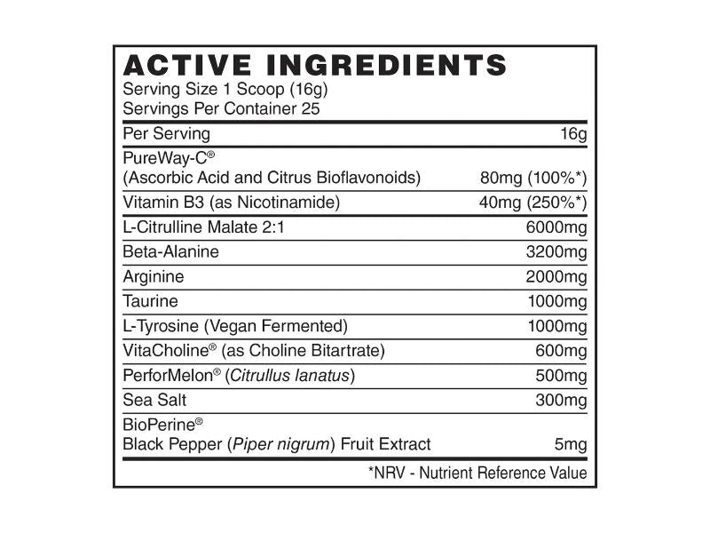 Naughty Boy Pump Pre-Workout (CLUMPY)