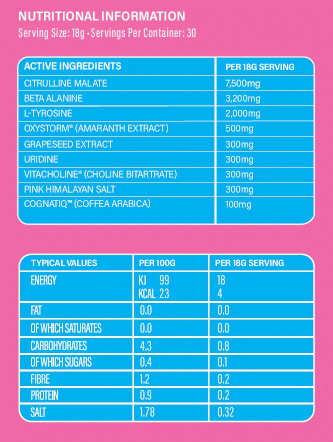 Pitstop+ Vortex non-stim pre-workout 30 servings