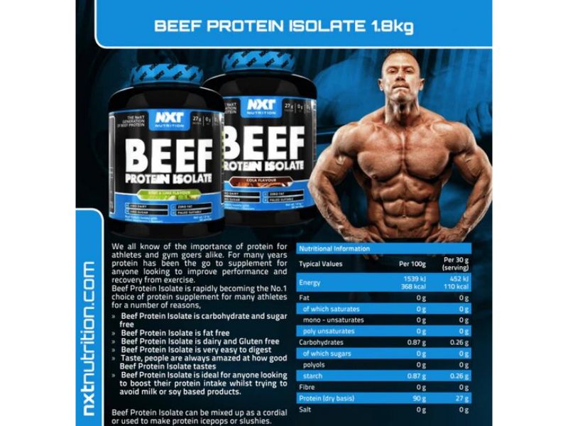 NXT Beef Protein Isolate - 1.8kg