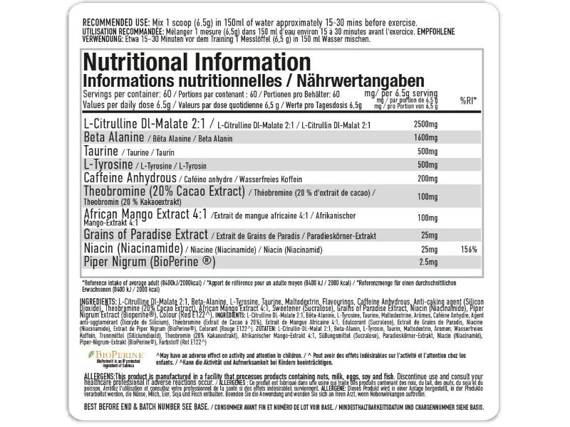 Per4m Energy Pre Workout