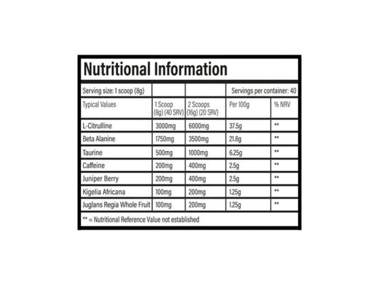 Trained By JP DNFM Pre Workout